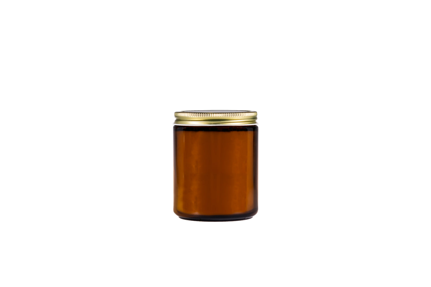 Custom Candle: 7oz Amber Apothecary Jar