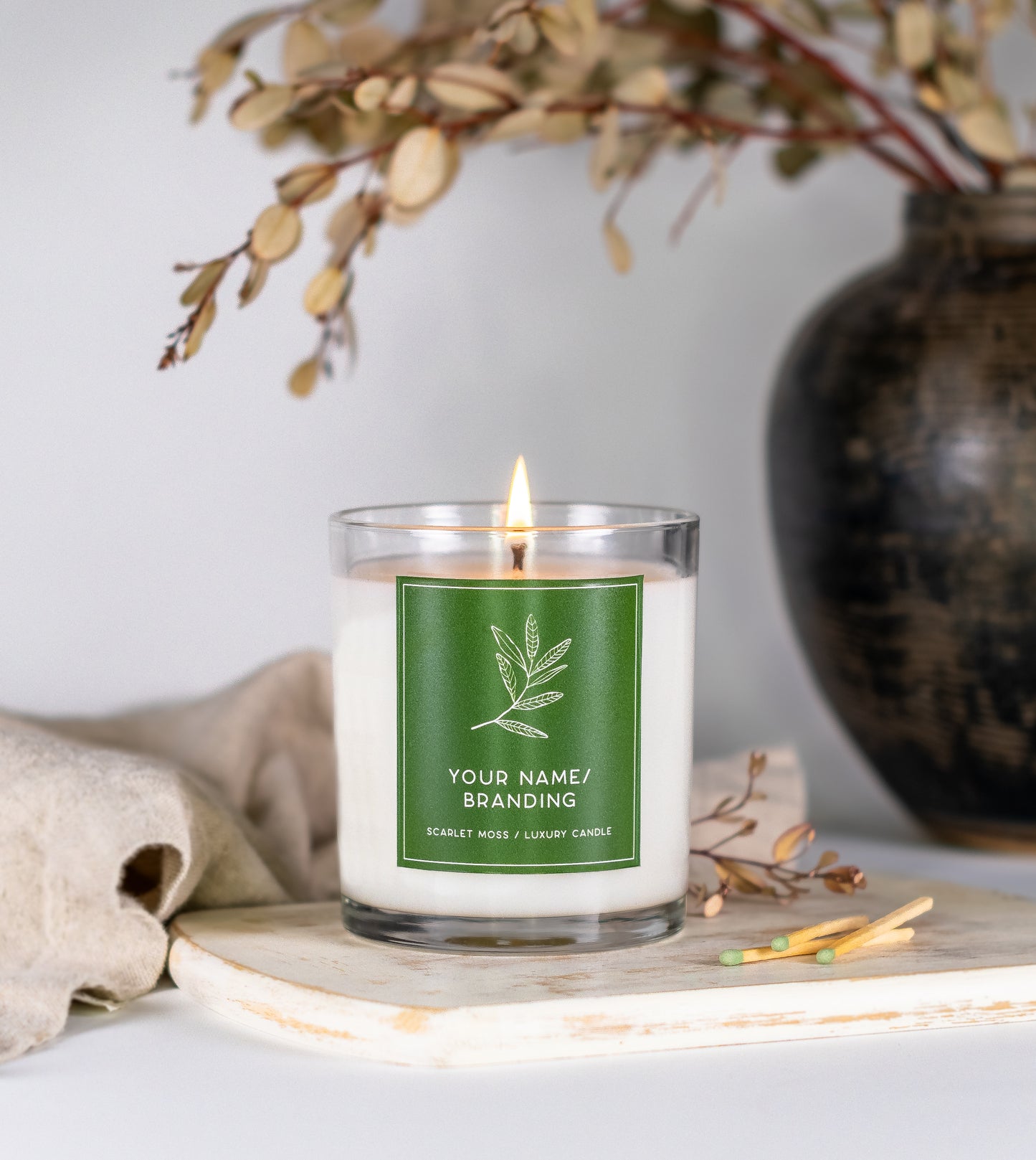 Custom Candle: 8oz Classic Candle