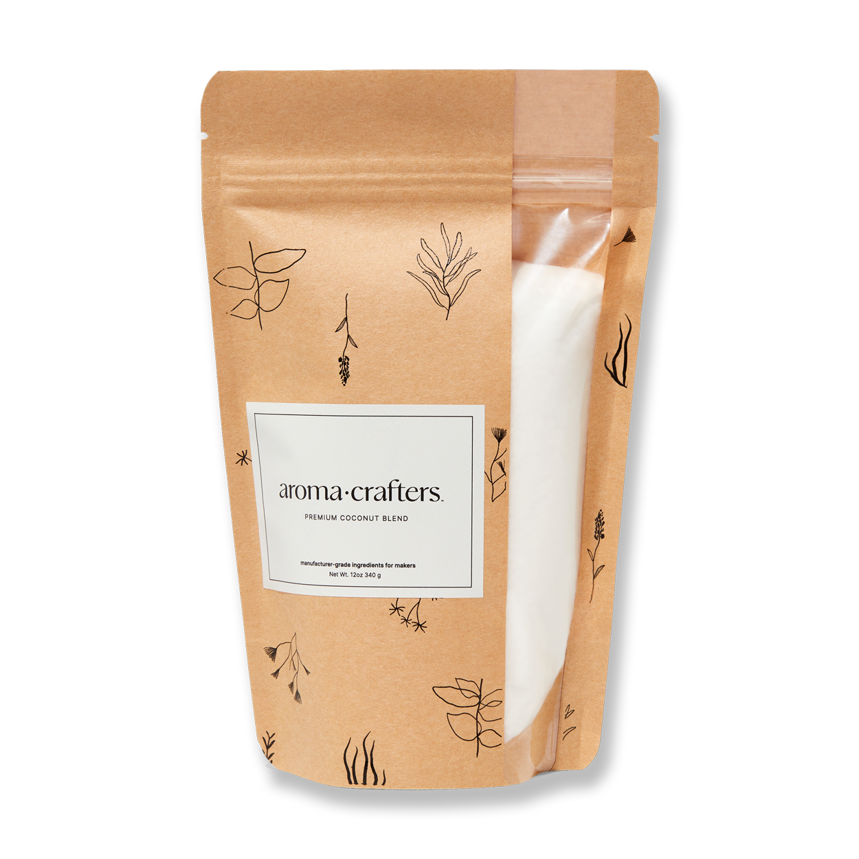 Premium-coconut-soy blend wax
