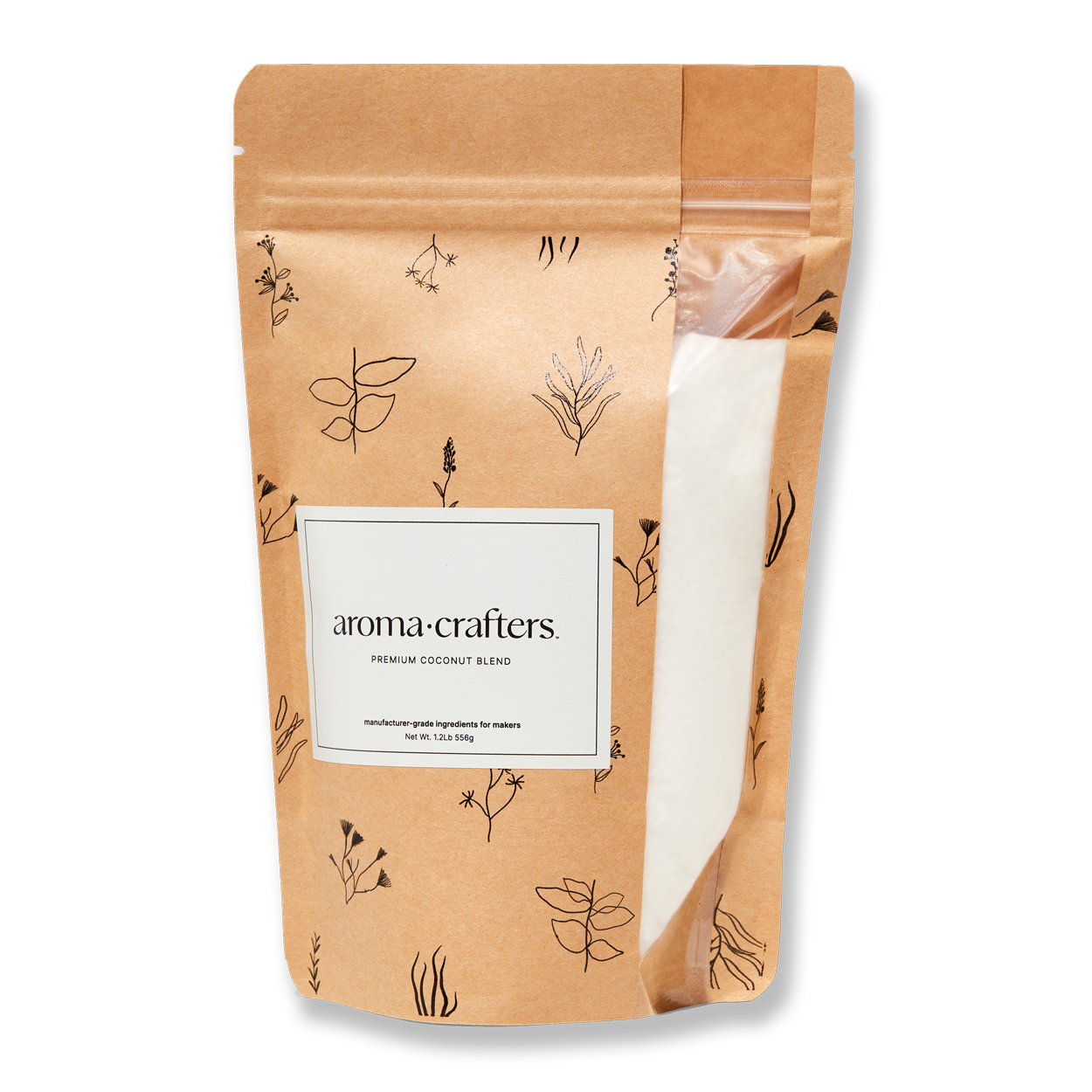 Premium-coconut-soy blend wax