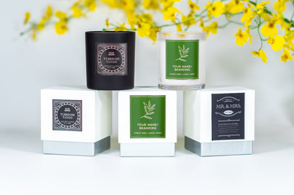Custom Candle: 8oz Classic Candle with Box