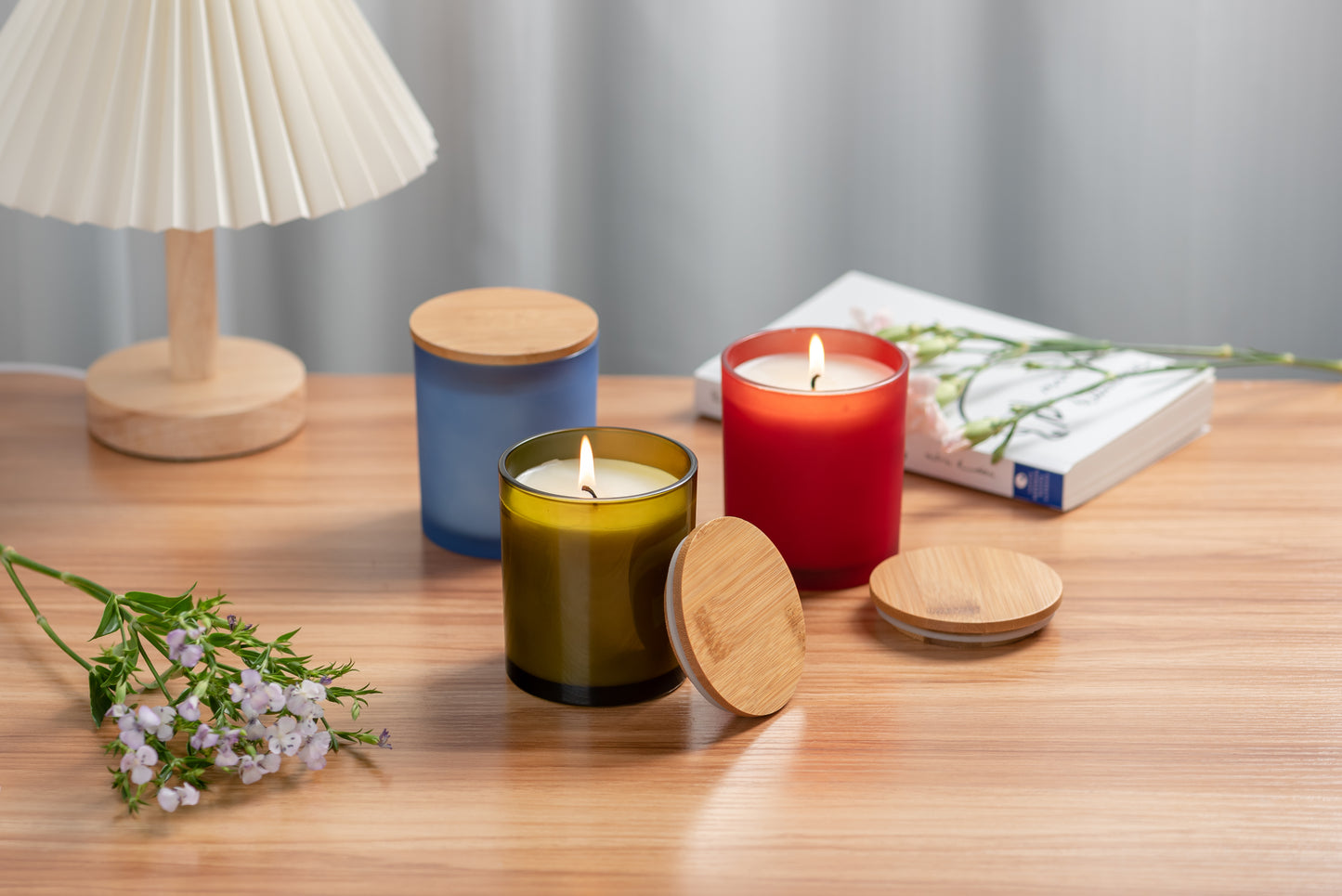 8090H Glass Candle Jars