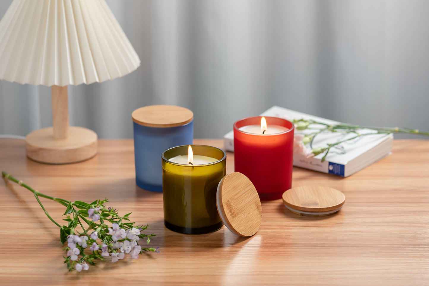 8090H Glass Candle Jars