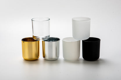 8oz Halo Glass Candle Jar