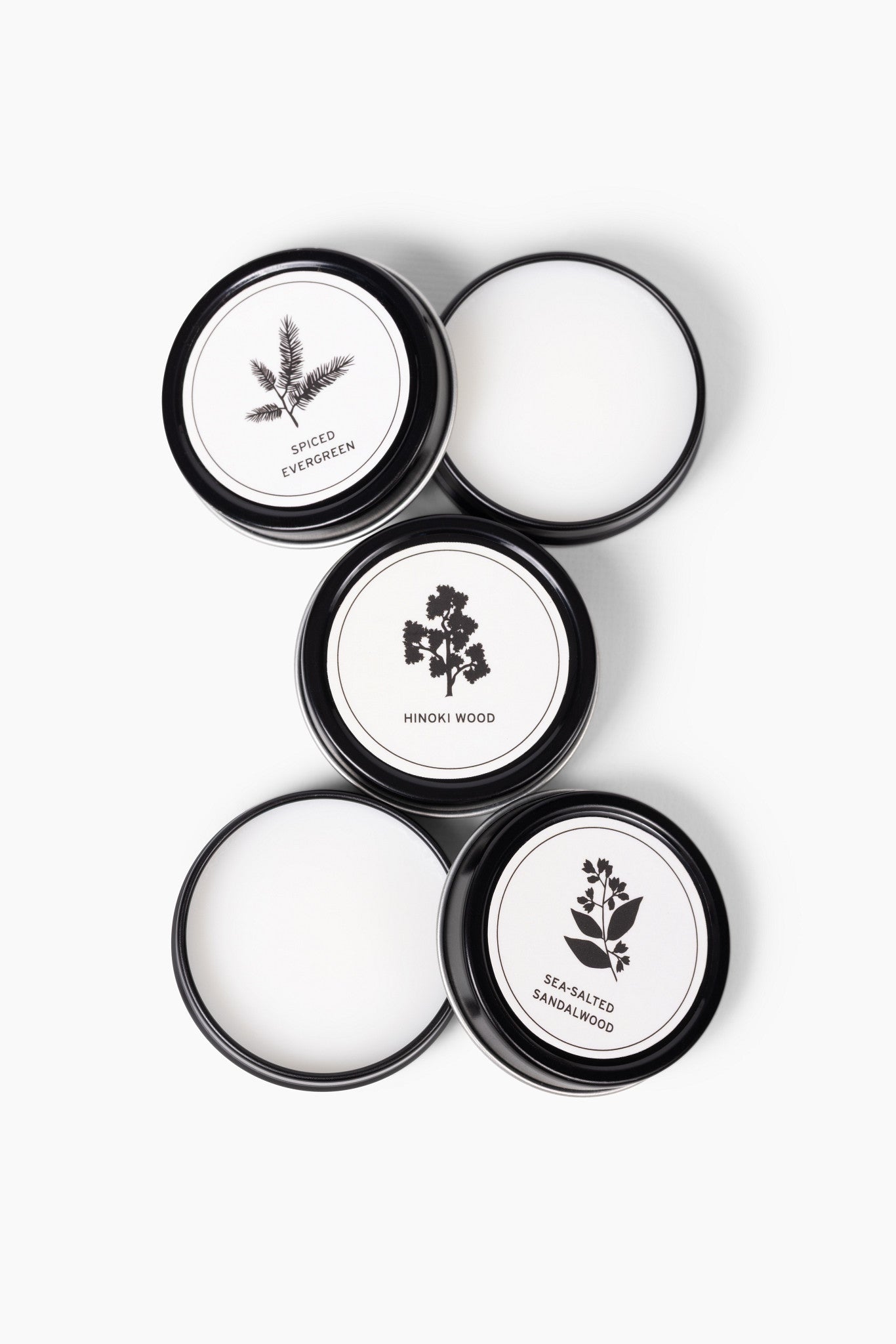 Candle sampler tin detail