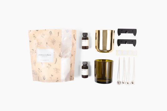 Build-Your-Own Candle Kit contents